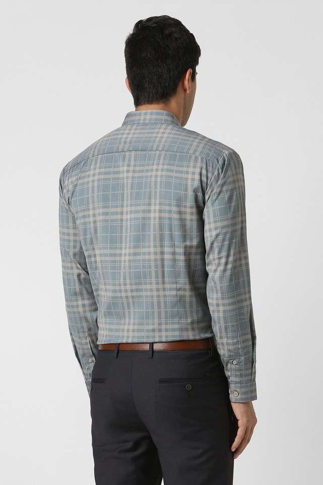 Printed-Blended-Fabric-Slim-Fit-Men-s-Formal-Wear-Shirt