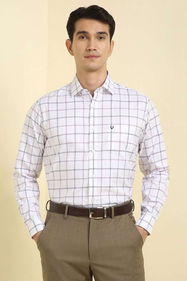 Checks-Cotton-Regular-Fit-Men-s-Formal-Wear-Shirt