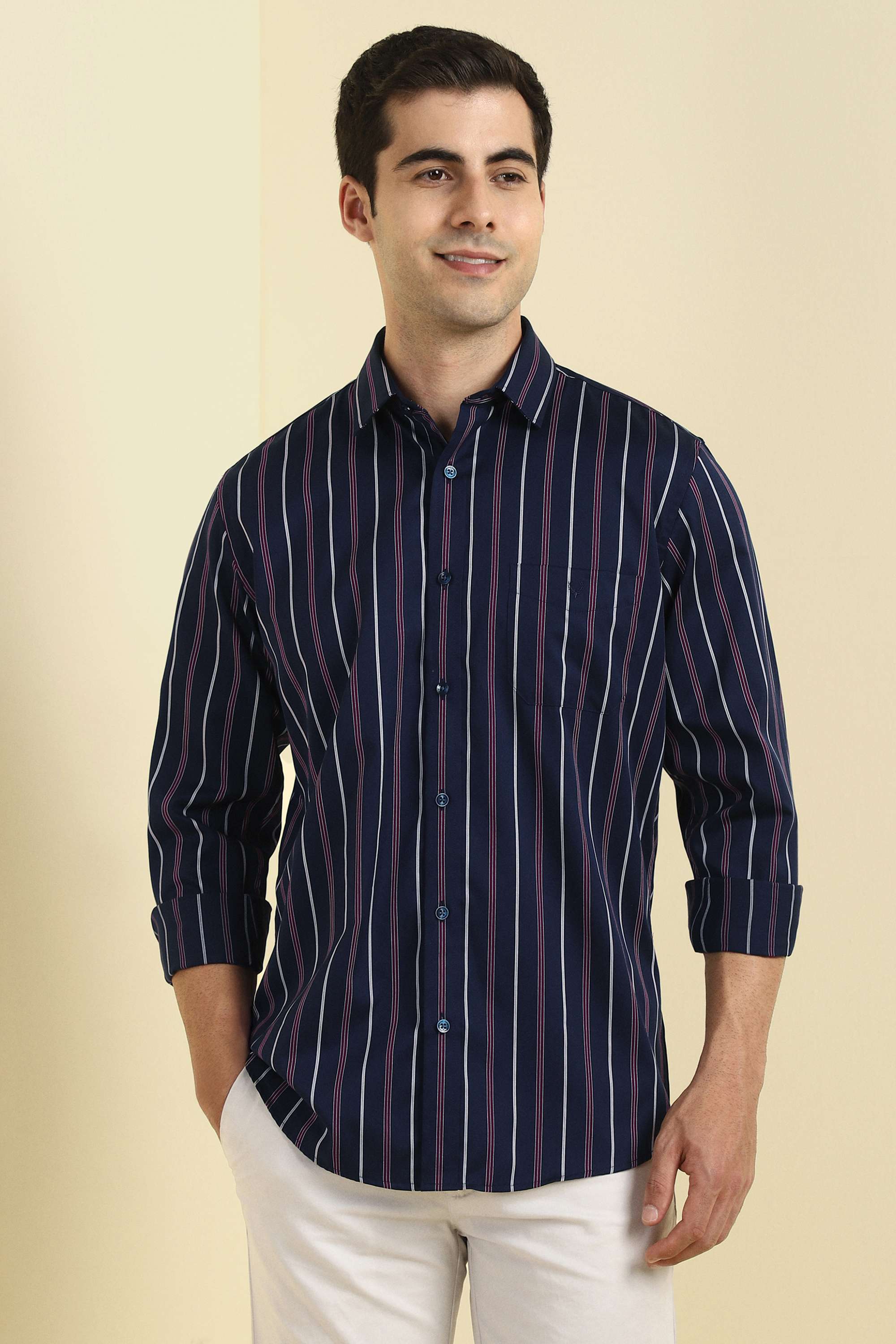 Stripes-Cotton-Regular-Fit-Men-s-Formal-Shirt