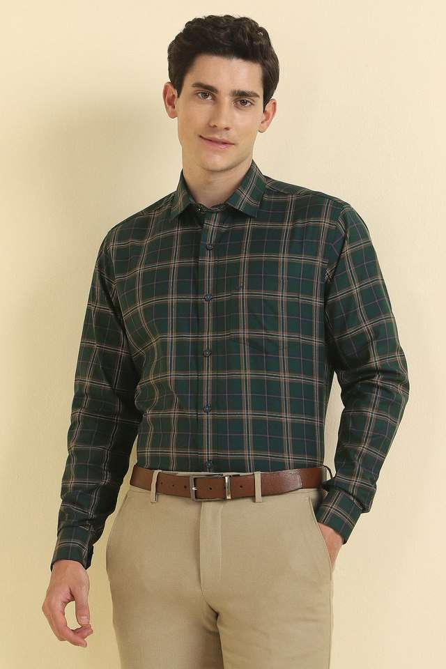 Checks-Cotton-Regular-Fit-Men-s-Formal-Wear-Shirt
