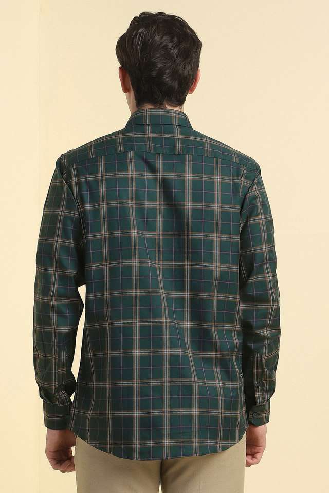 Checks-Cotton-Regular-Fit-Men-s-Formal-Wear-Shirt