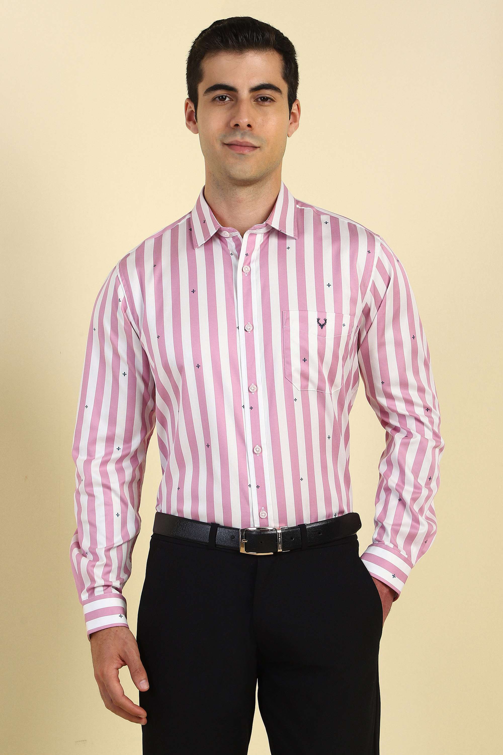 Stripes-Cotton-Regular-Fit-Men-s-Formal-Shirt