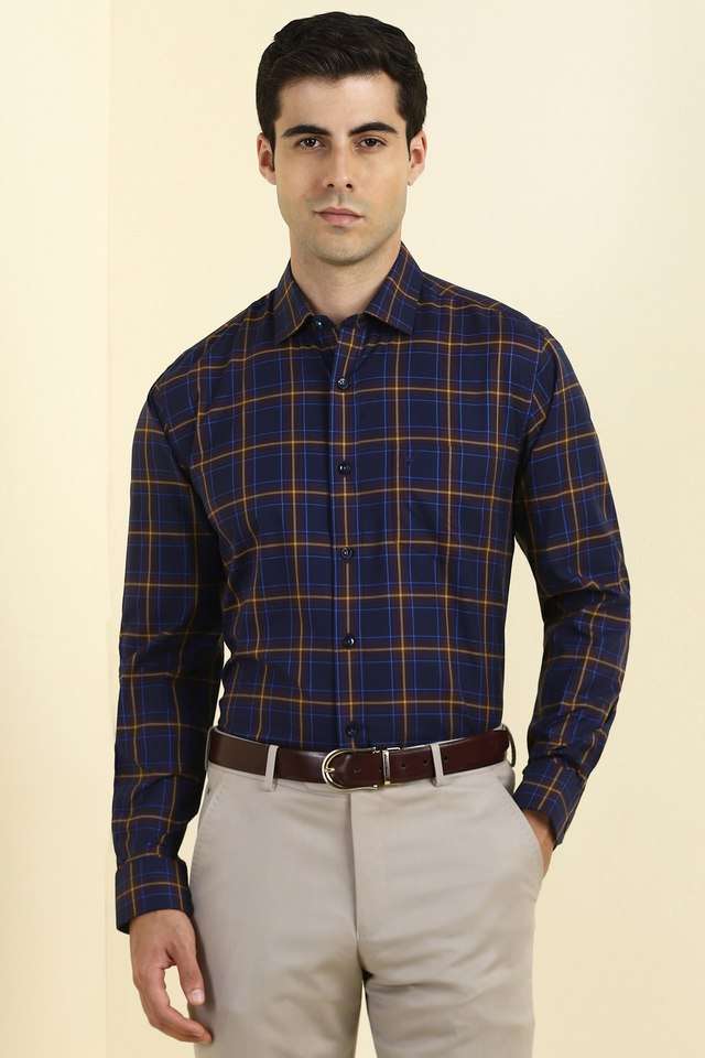 Checks-Cotton-Regular-Fit-Men-s-Formal-Wear-Shirt