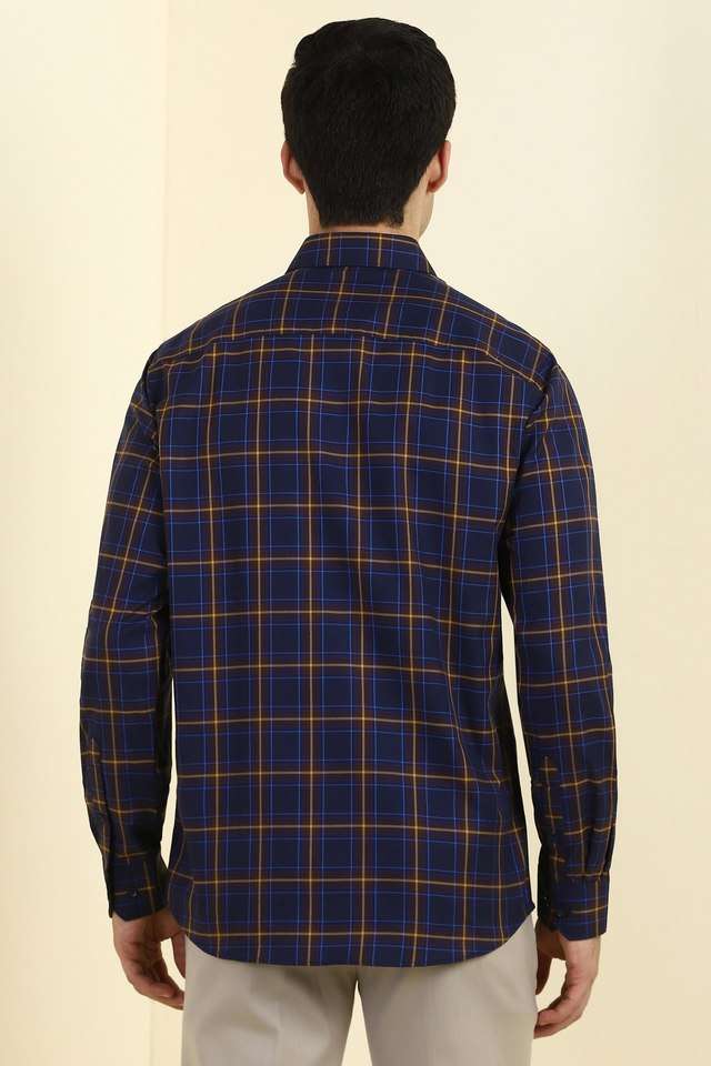 Checks-Cotton-Regular-Fit-Men-s-Formal-Wear-Shirt