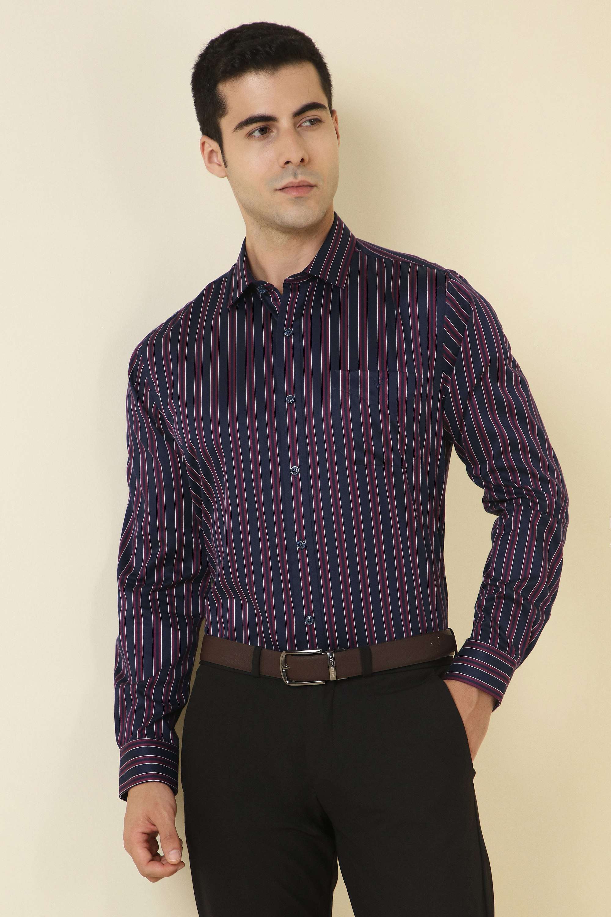 Stripes-Cotton-Regular-Fit-Men-s-Formal-Shirt