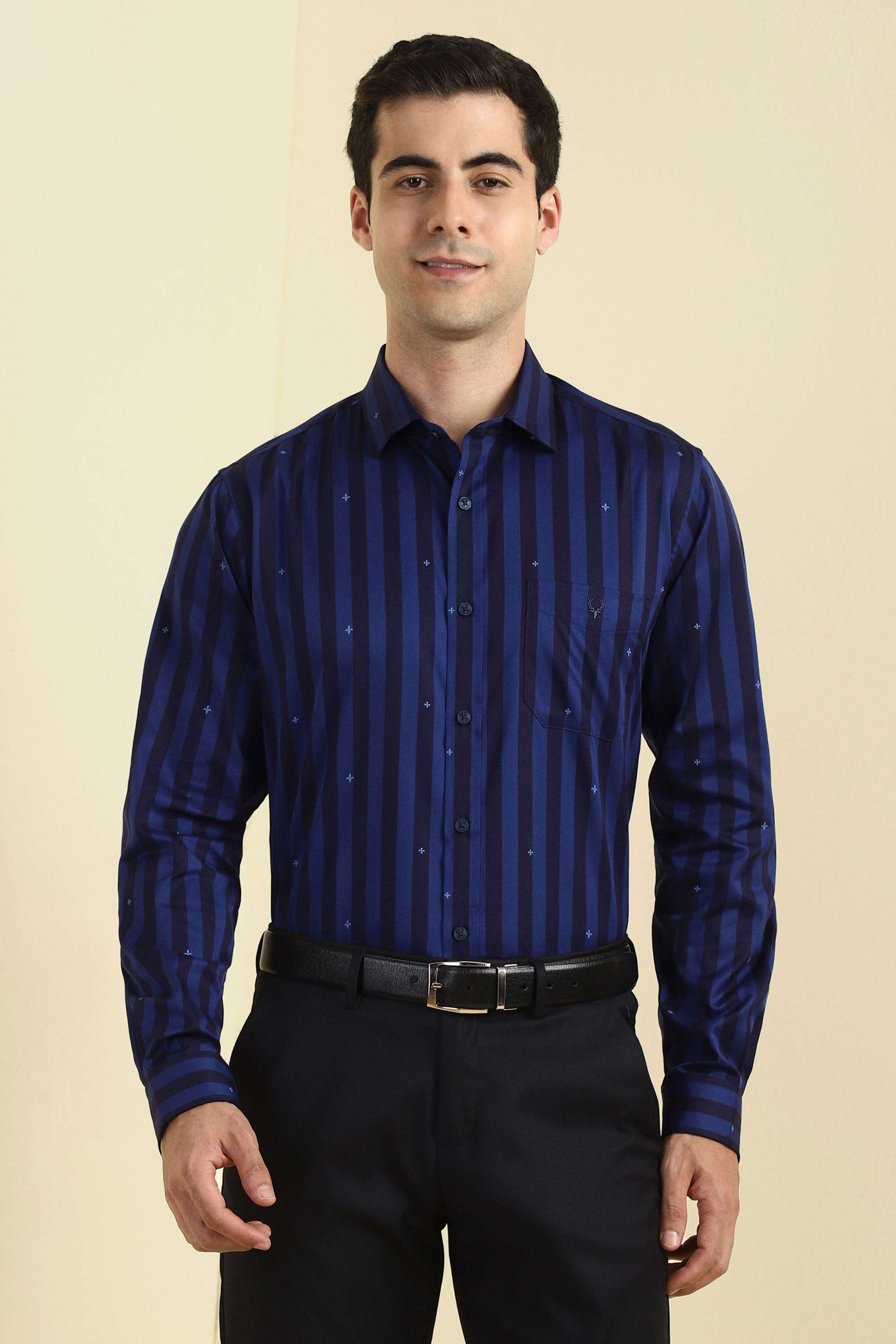 Stripes-Cotton-Regular-Fit-Men-s-Formal-Shirt