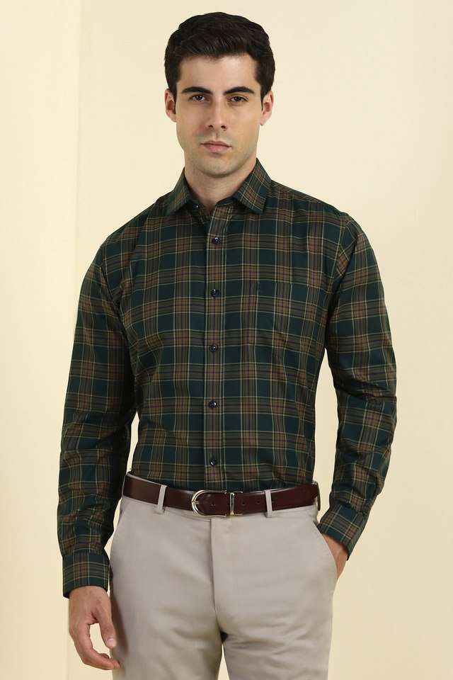 Checks-Cotton-Regular-Fit-Men-s-Formal-Wear-Shirt