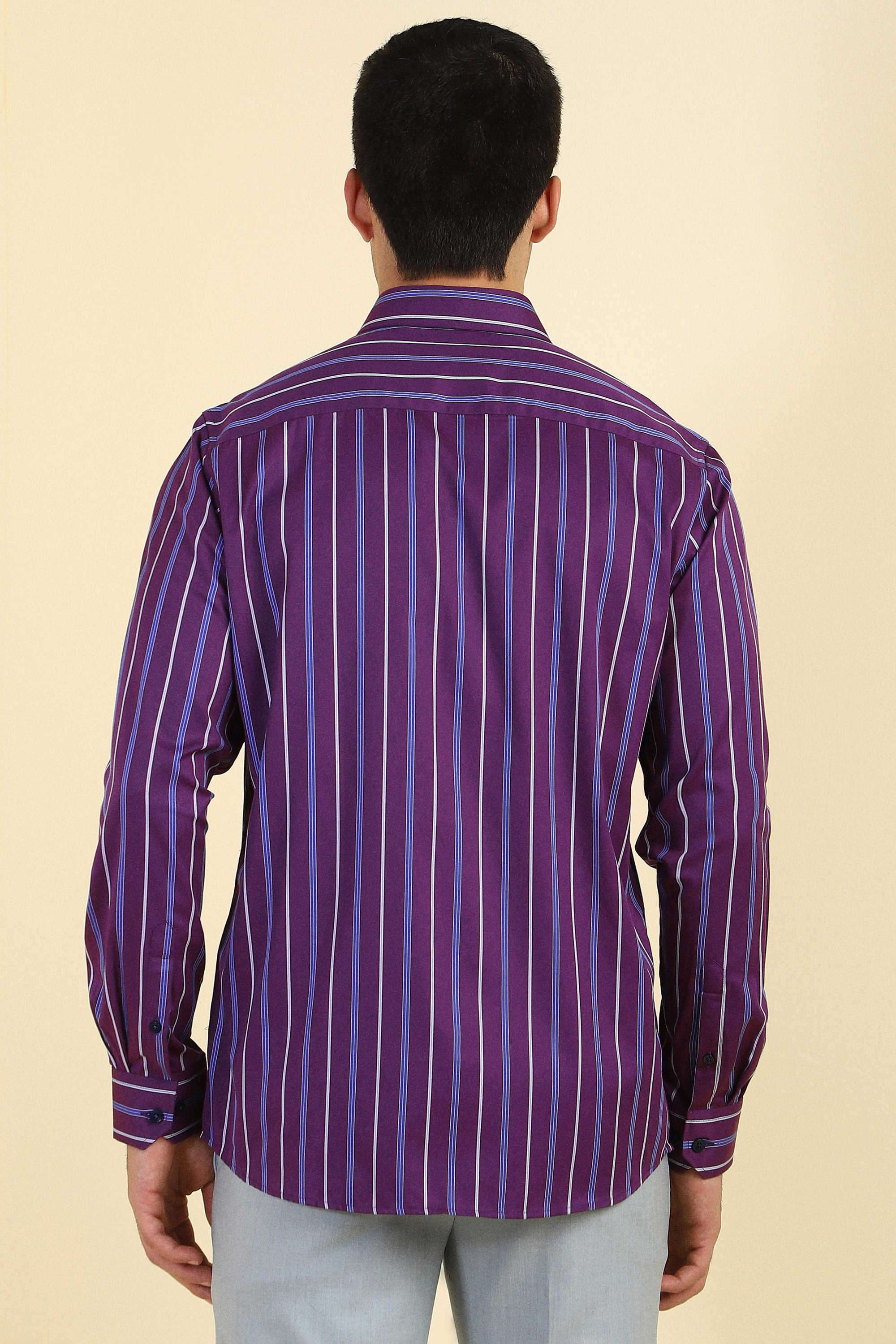 Stripes-Cotton-Regular-Fit-Men-s-Formal-Wear-Shirt
