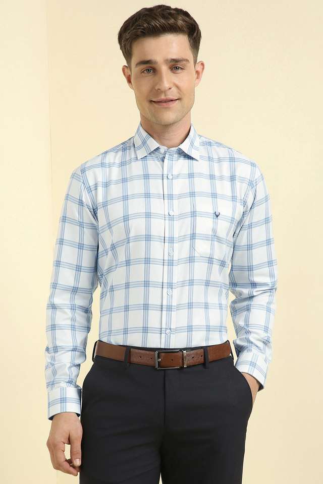 Checks-Cotton-Regular-Fit-Men-s-Formal-Wear-Shirt