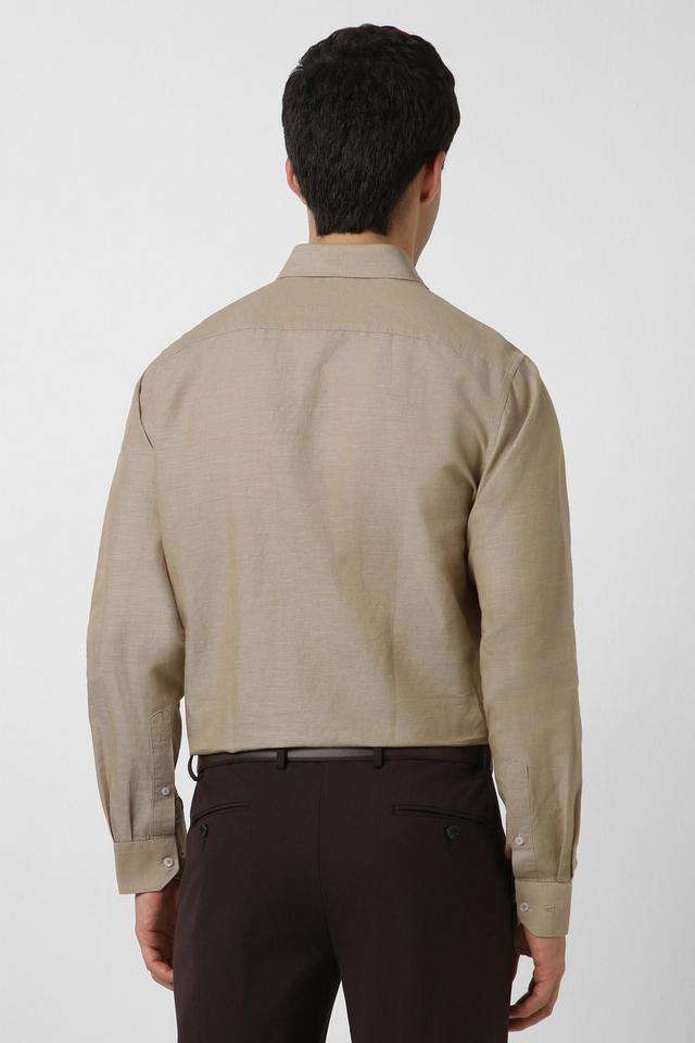 Solid-Blended-Fabric-Regular-Fit-Men-s-Formal-Wear-Shirt