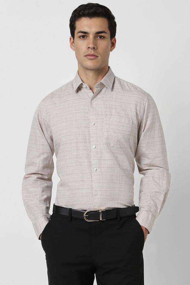 Textured-Blended-Fabric-Regular-Fit-Men-s-Formal-Wear-Shirt