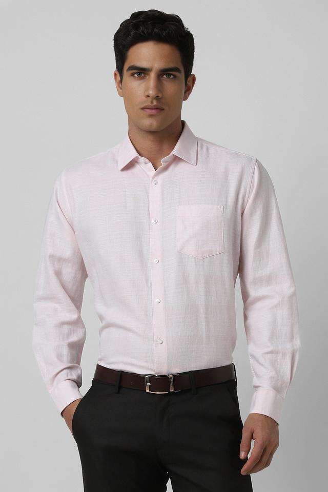 Textured-Blended-Fabric-Regular-Fit-Men-s-Formal-Wear-Shirt