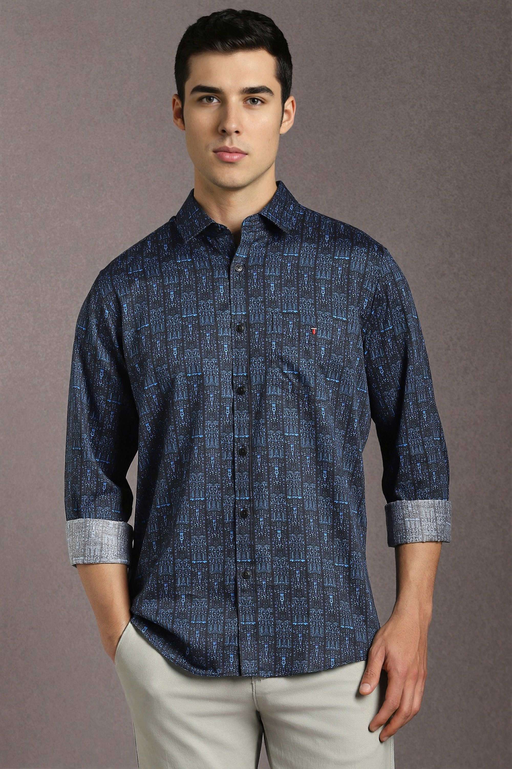 Printed-Cotton-Slim-Fit-Men-s-Casual-Wear-Shirt