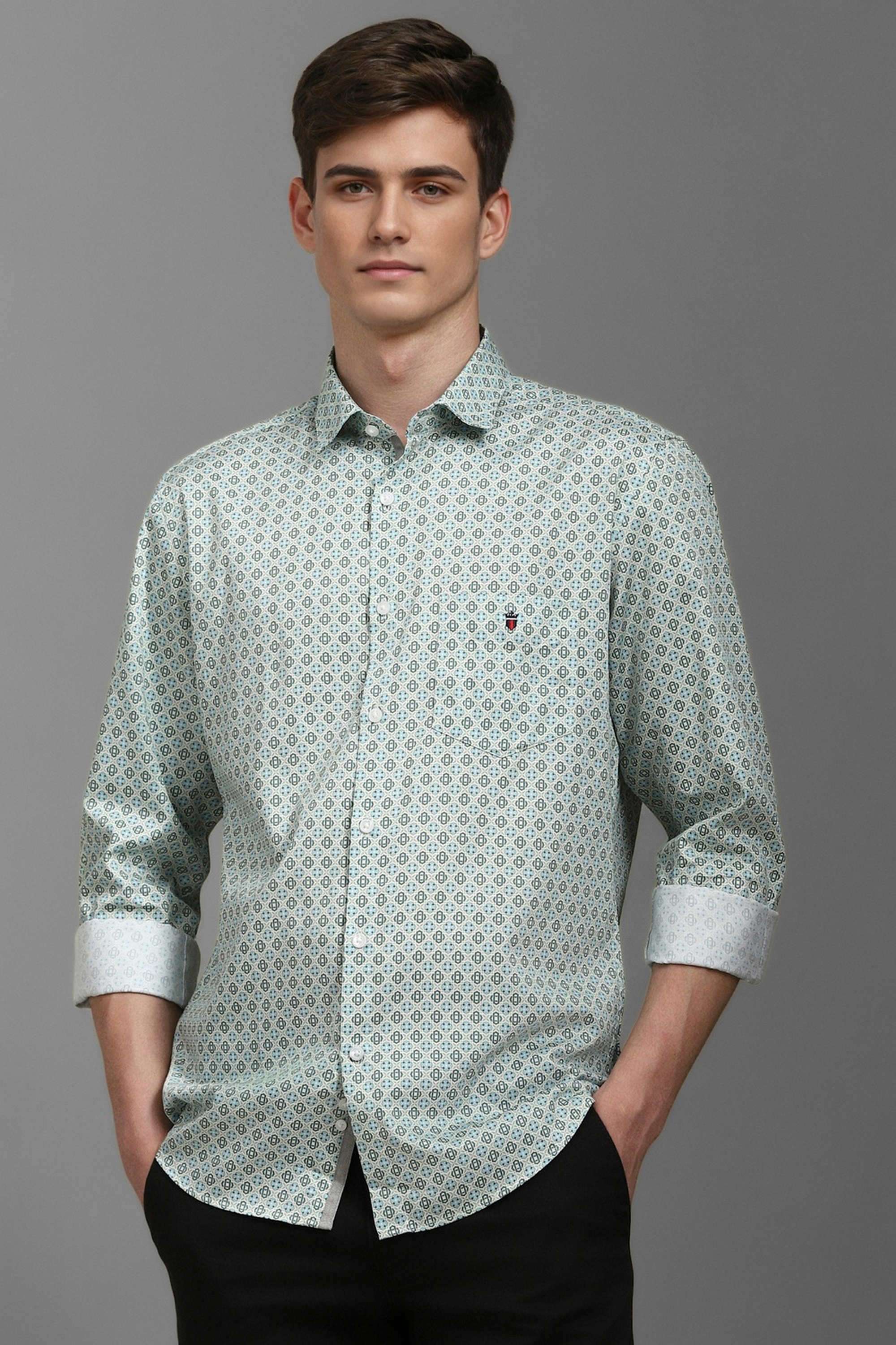 Printed-Cotton-Slim-Fit-Men-s-Casual-Wear-Shirt