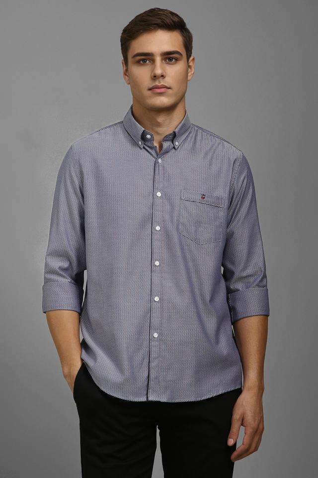 Textured-Cotton-Slim-Fit-Men-s-Casual-Wear-Shirt