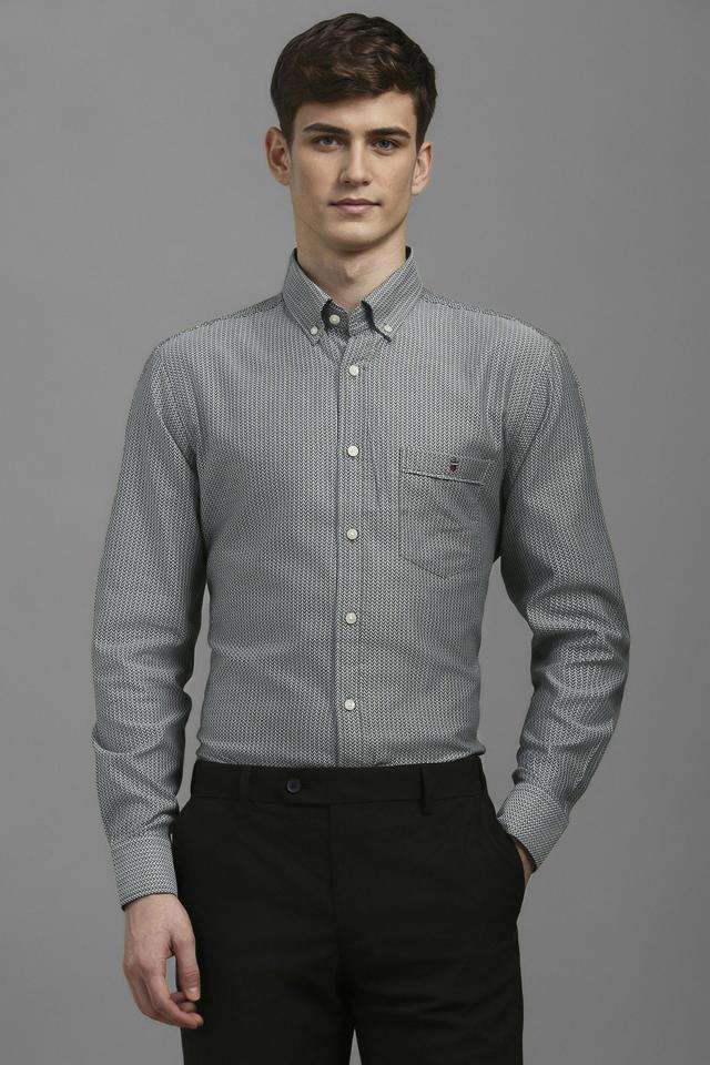 Textured-Cotton-Slim-Fit-Men-s-Casual-Wear-Shirt