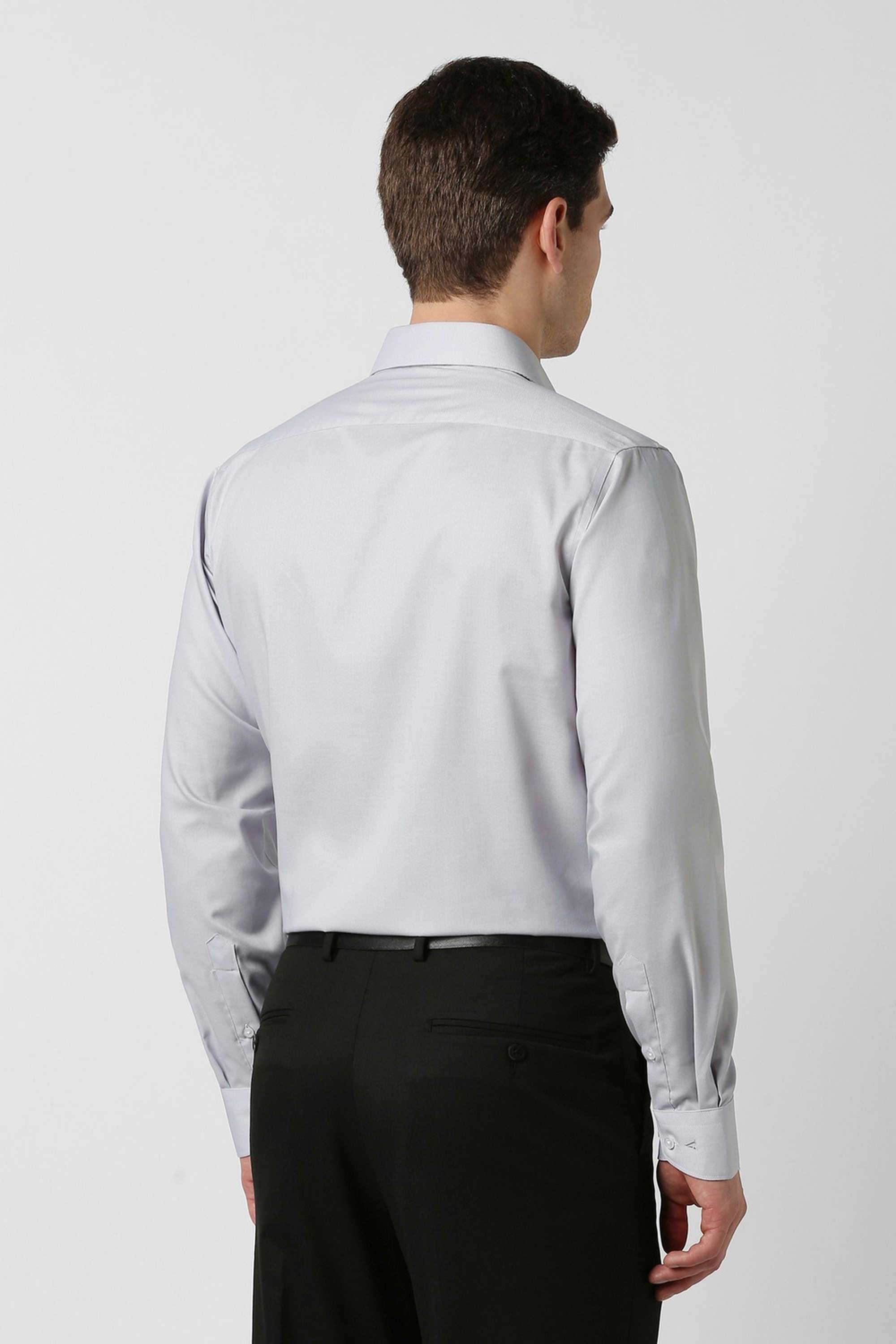 Solid-Blended-Fabric-Round-Neck-Men-s-T-Shirt