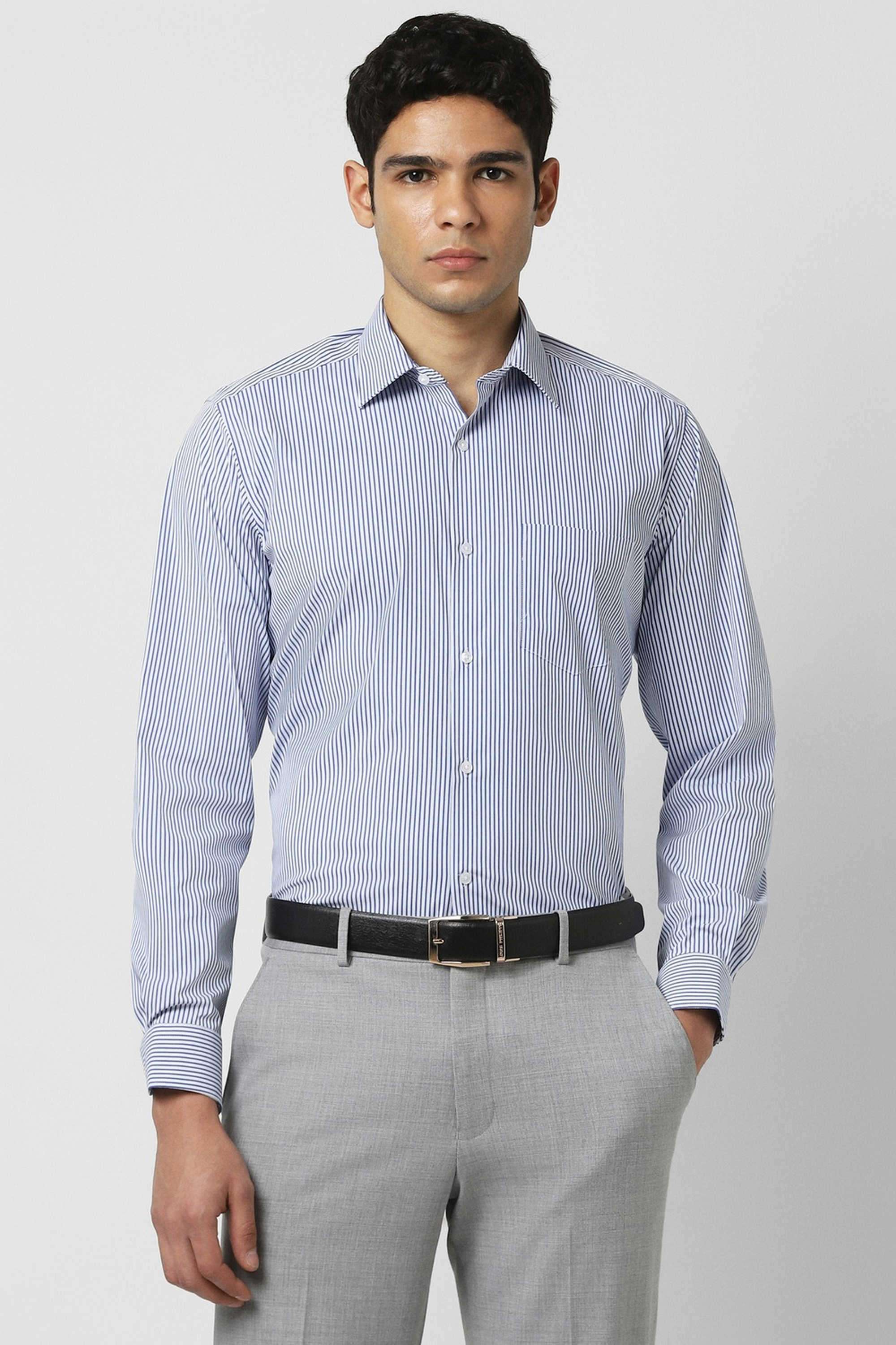 Solid-Blended-Fabric-Round-Neck-Men-s-T-Shirt