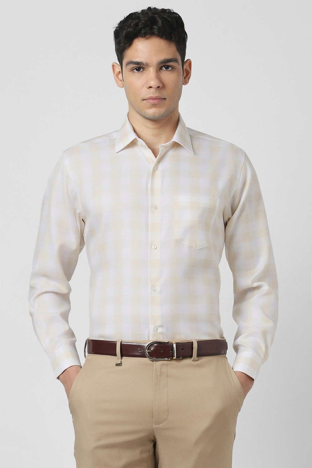 Checks-Cotton-Regular-Fit-Men-s-Formal-Shirt