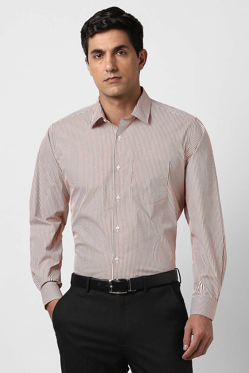 Stripes-Blended-Fabric-Regular-Fit-Men-s-Formal-Shirt