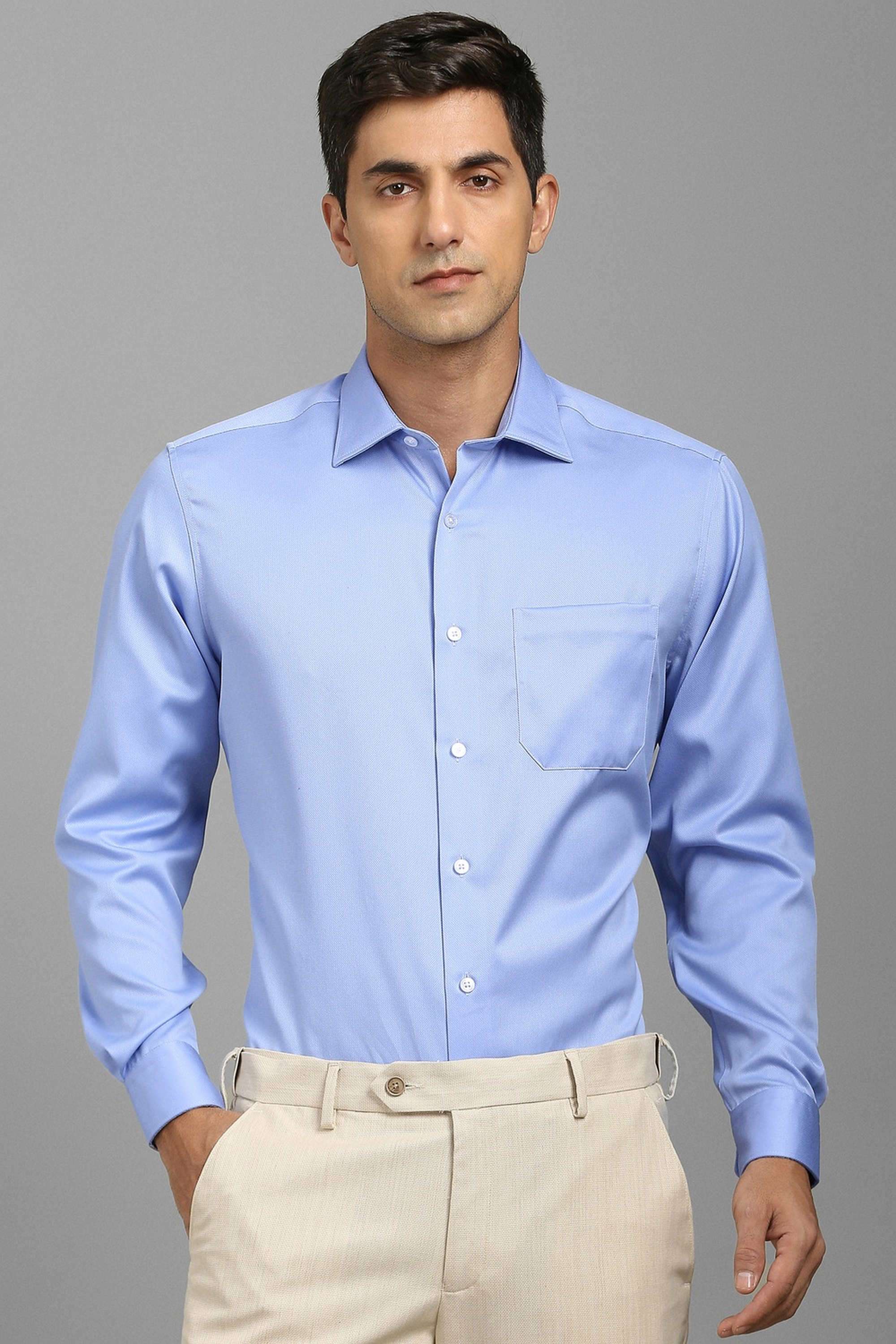 Solid-Cotton-Regular-Fit-Men-s-Formal-Wear-Shirt