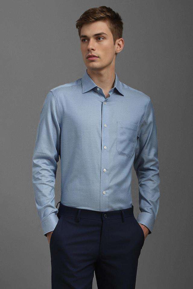 Textured-Cotton-Regular-Fit-Men-s-Formal-Wear-Shirt