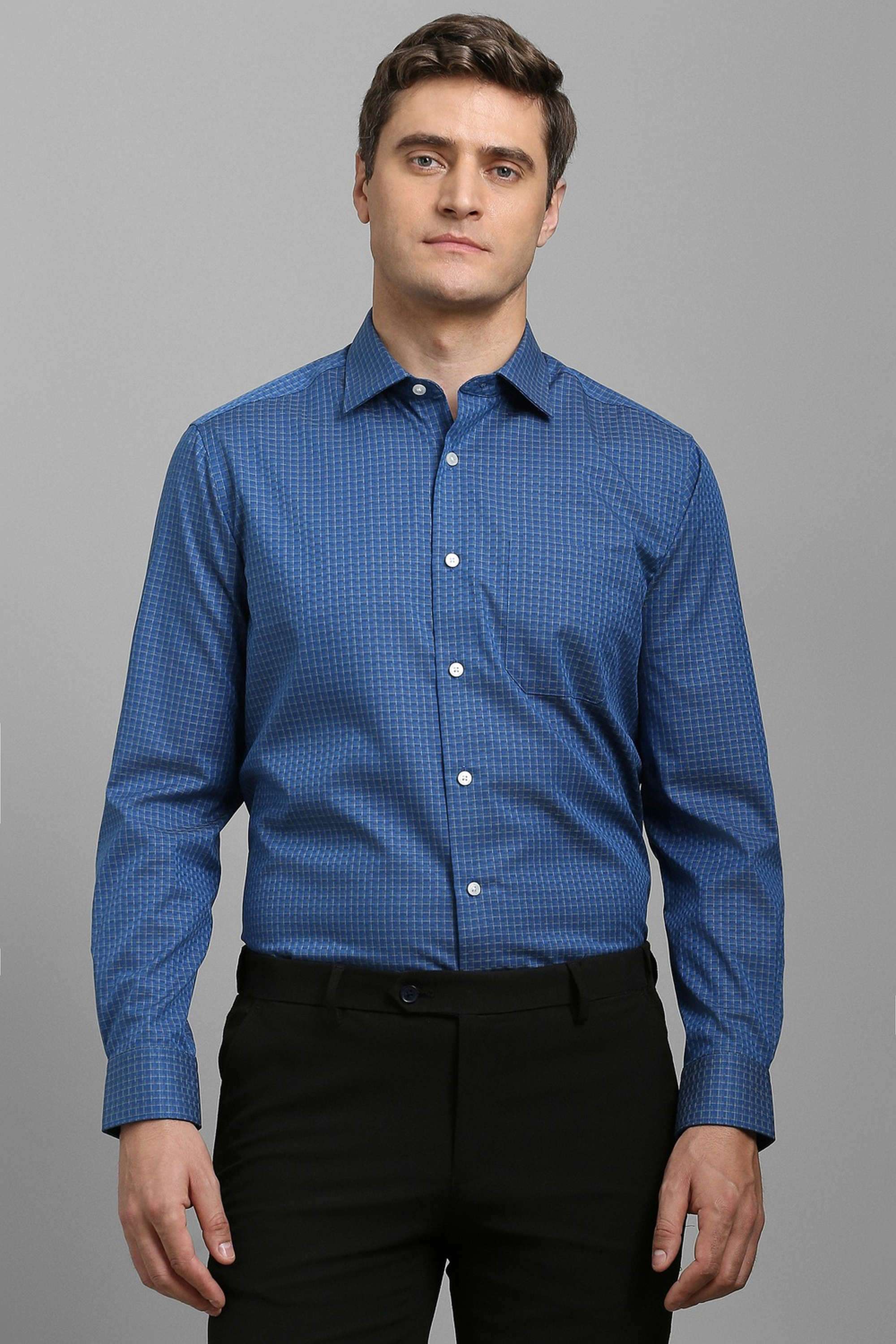 Textured-Cotton-Regular-Fit-Men-s-Formal-Wear-Shirt