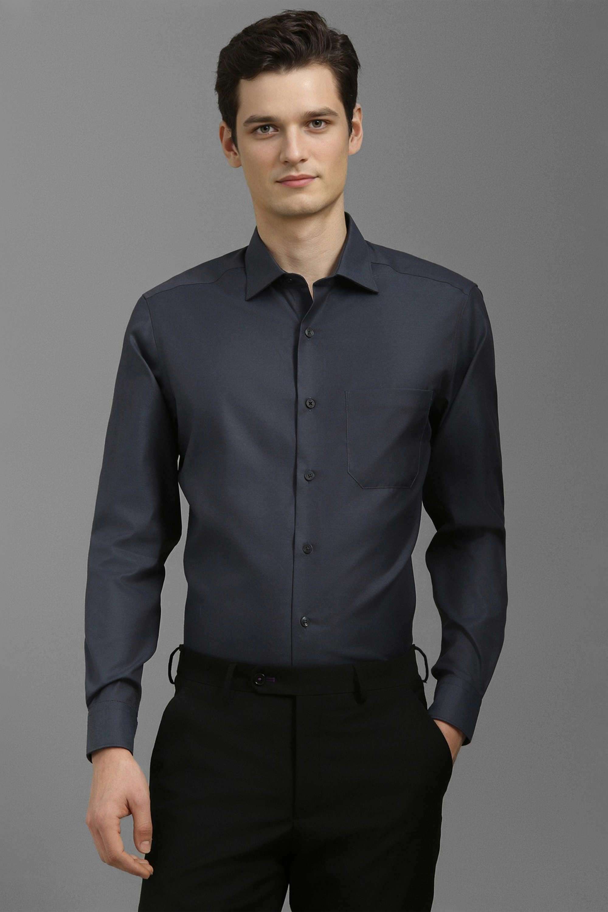 Solid-Cotton-Regular-Fit-Men-s-Formal-Wear-Shirt