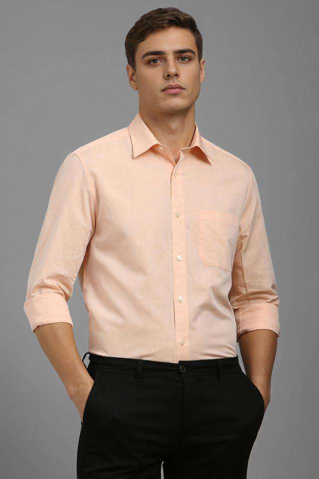 Solid-Blended-Fabric-Regular-Fit-Men-s-Formal-Wear-Shirt