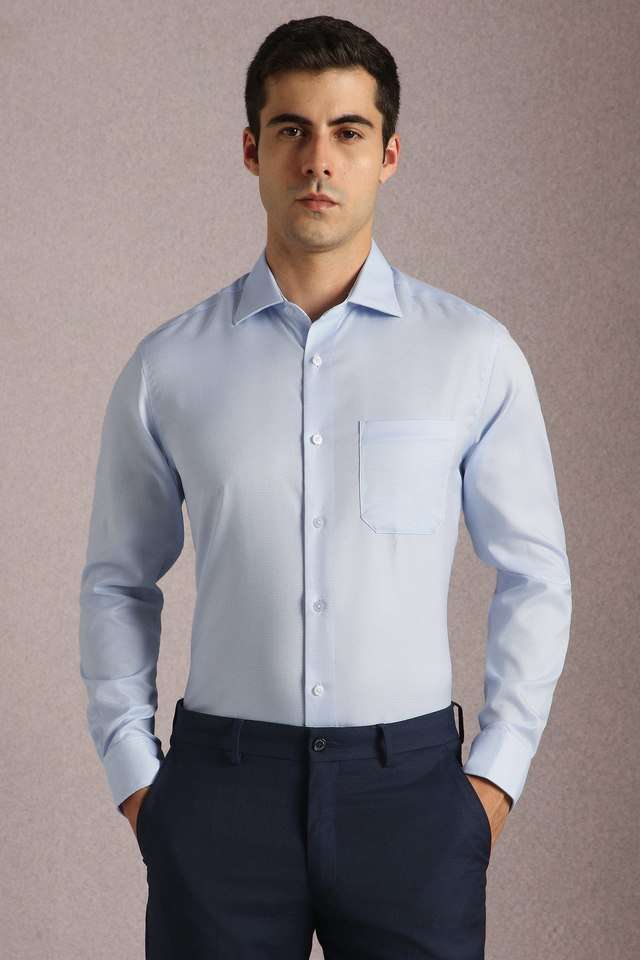 Textured-Cotton-Regular-Fit-Men-s-Formal-Wear-Shirt