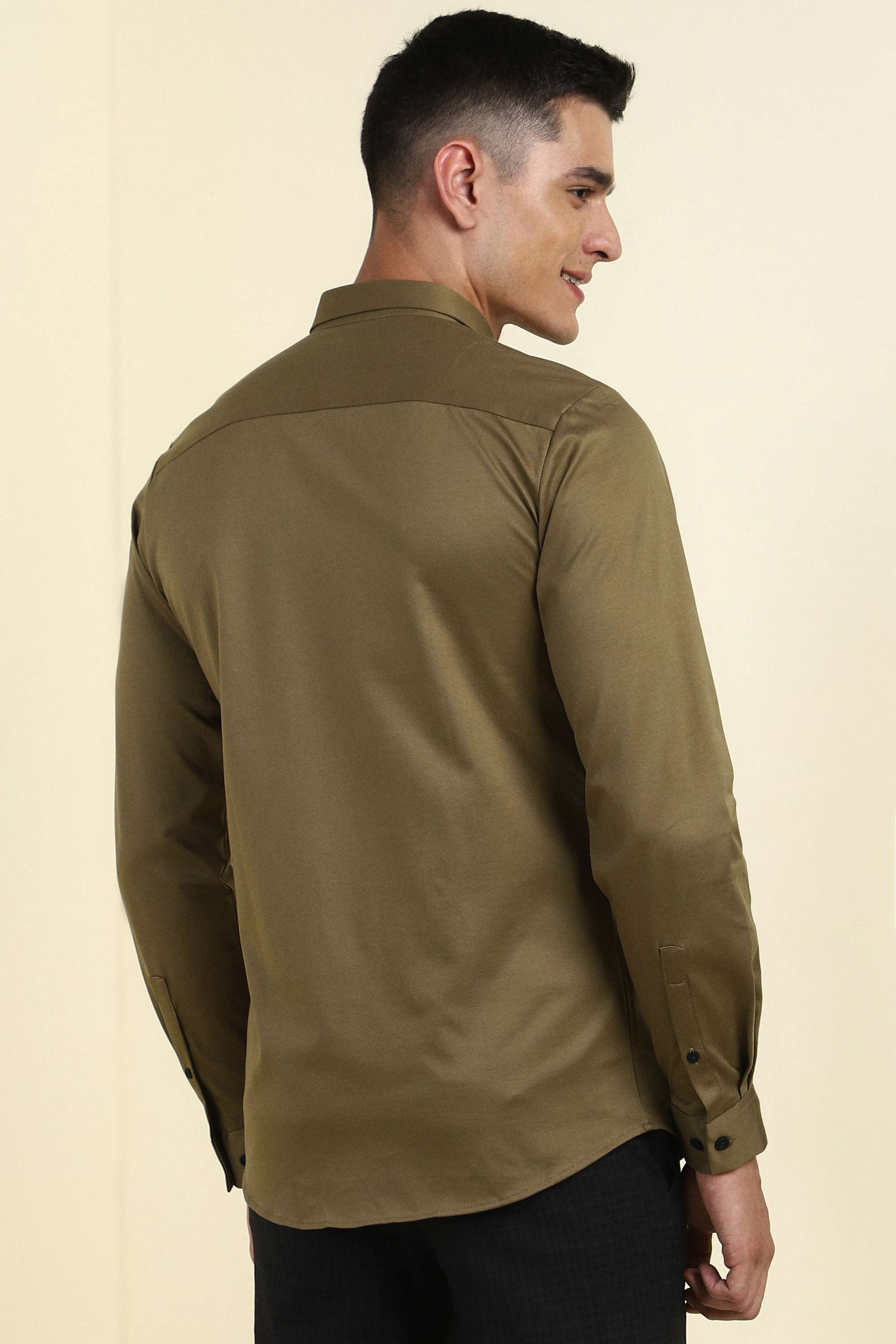 Solid-Cotton-Slim-Fit-Men-s-Formal-Shirt