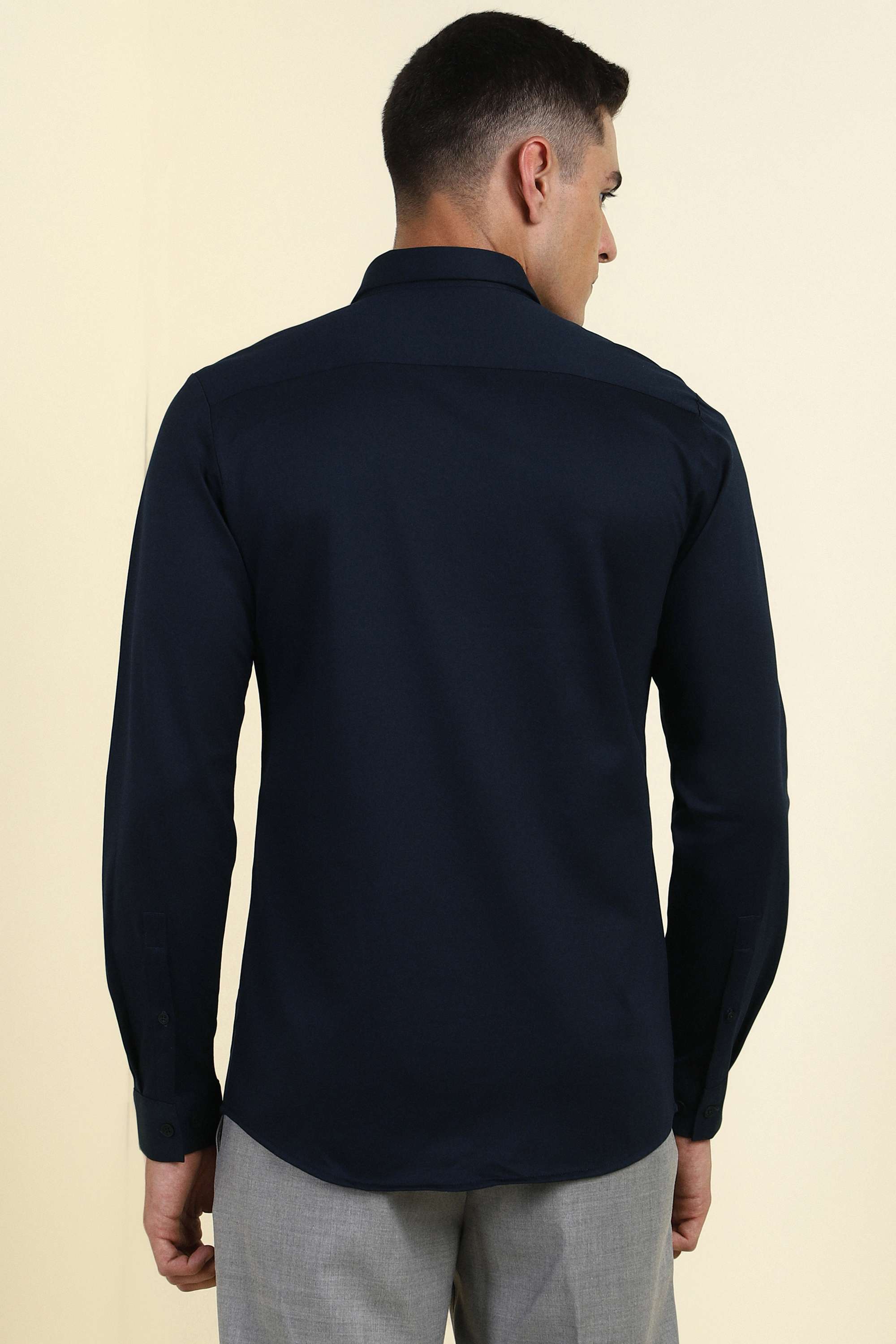 Solid-Cotton-Slim-Fit-Men-s-Formal-Shirt