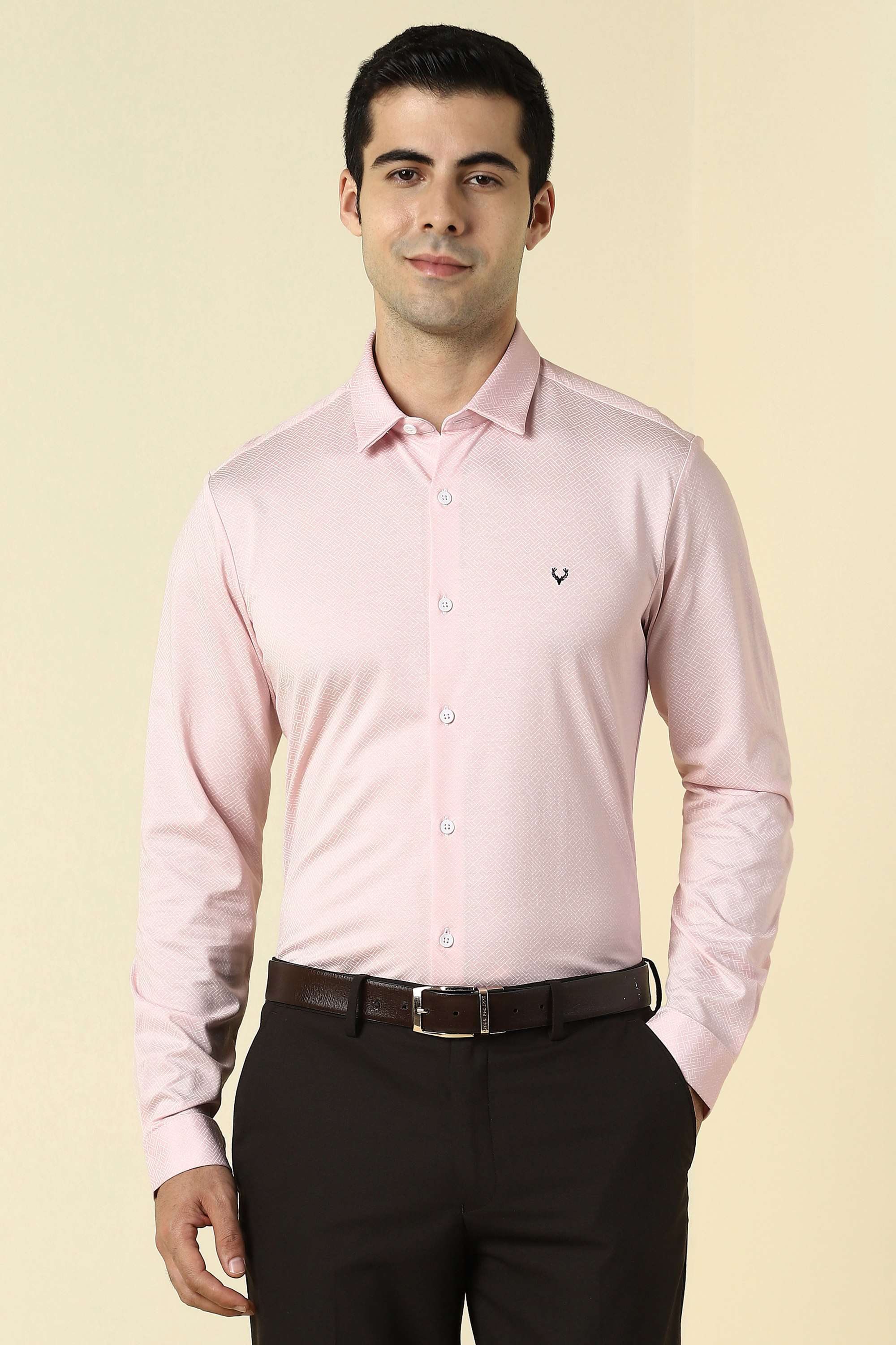 Printed-Cotton-Slim-Fit-Men-s-Formal-Shirt