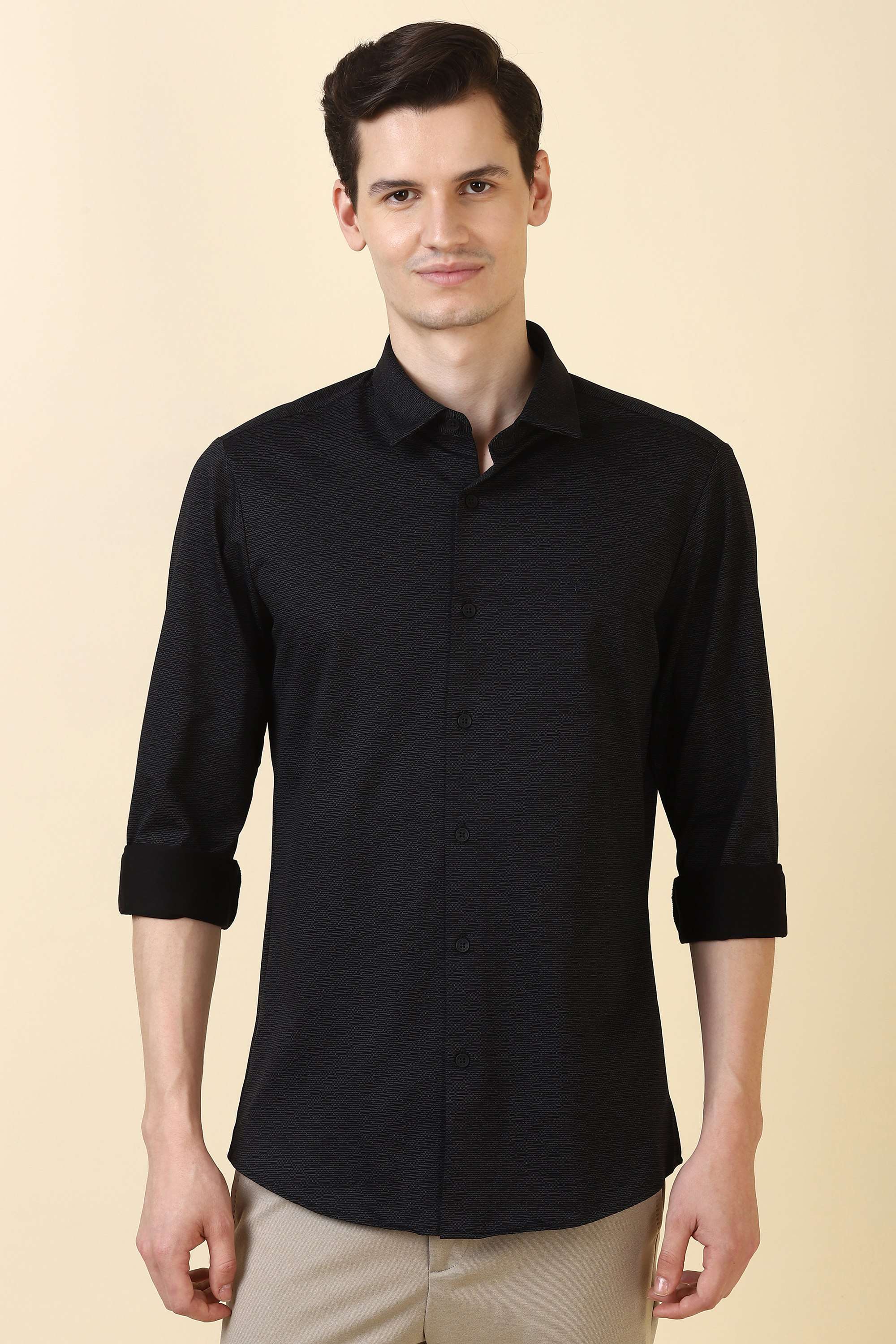 Printed-Cotton-Slim-Fit-Men-s-Formal-Shirt