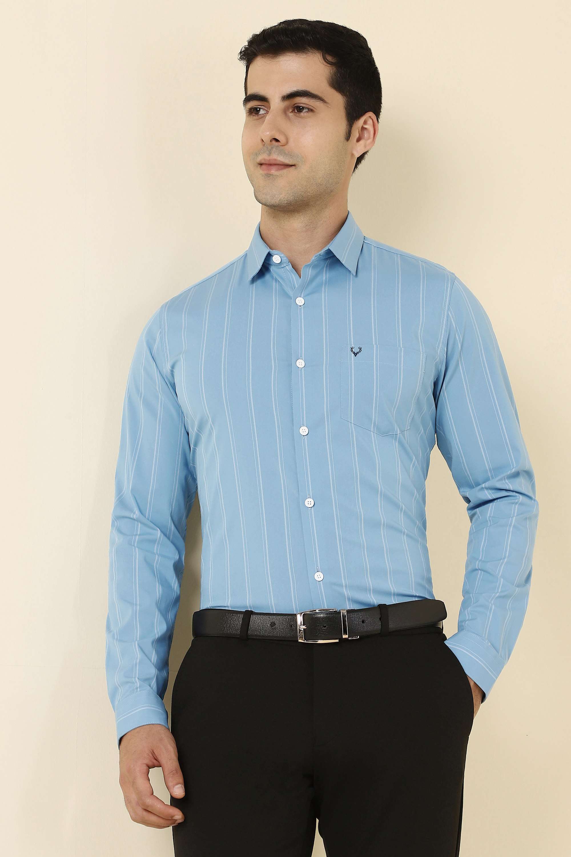 Stripes-Cotton-Blend-Regular-Fit-Men-s-Formal-Shirt