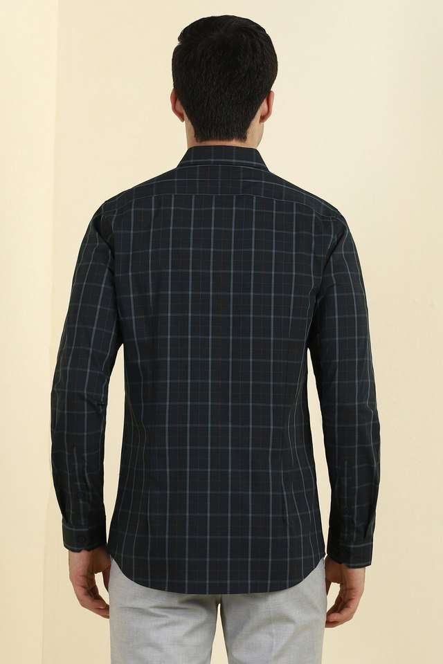Checks-Blended-Fabric-Regular-Fit-Men-s-Casual-Wear-Shirt