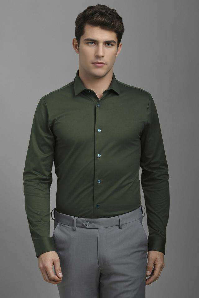 Solid-Cotton-Slim-Fit-Men-s-Formal-Wear-Shirt