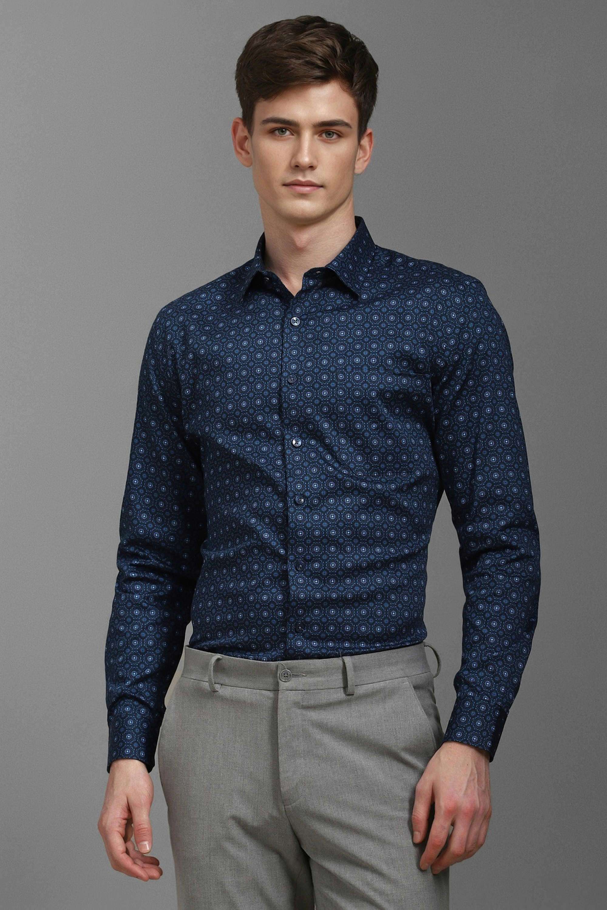 Printed-Cotton-Slim-Fit-Men-s-Formal-Wear-Shirt