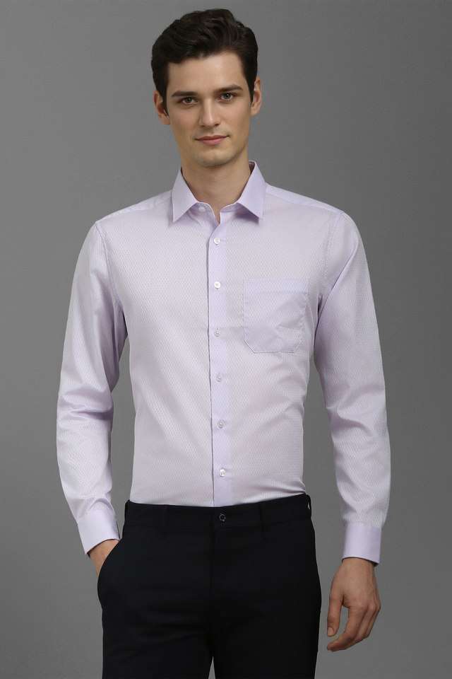 Textured-Cotton-Slim-Fit-Men-s-Formal-Wear-Shirt
