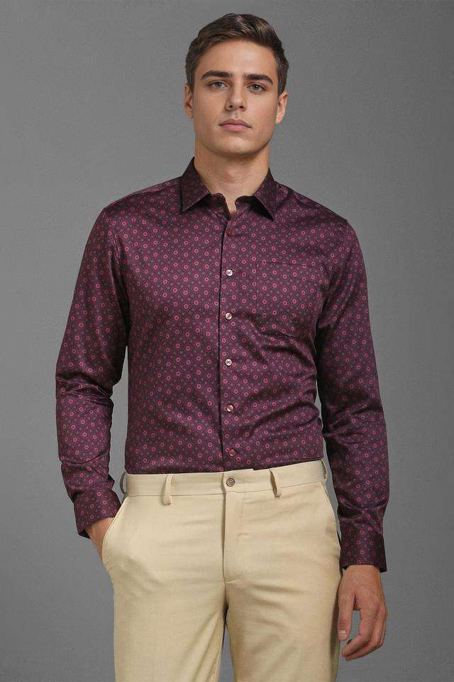 Printed-Cotton-Slim-Fit-Men-s-Formal-Wear-Shirt