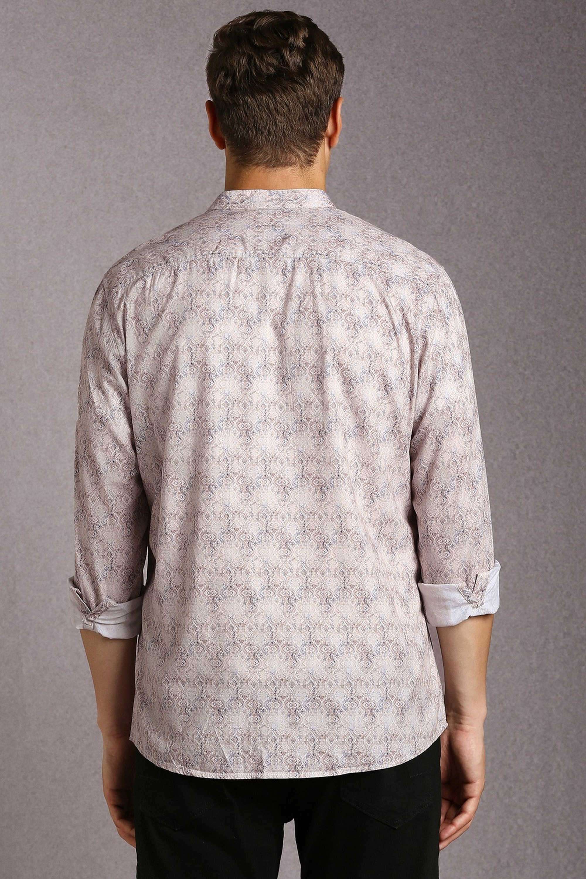 Printed-Cotton-Blend-Slim-Fit-Men-s-Casual-Wear-Shirt