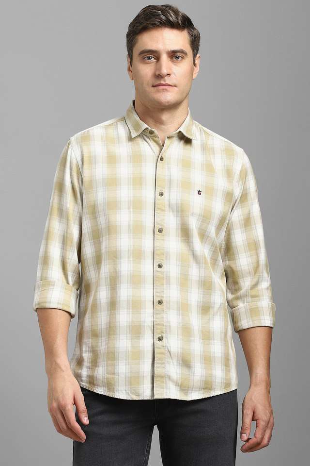 Checks-Cotton-Slim-Fit-Men-s-Casual-Wear-Shirt