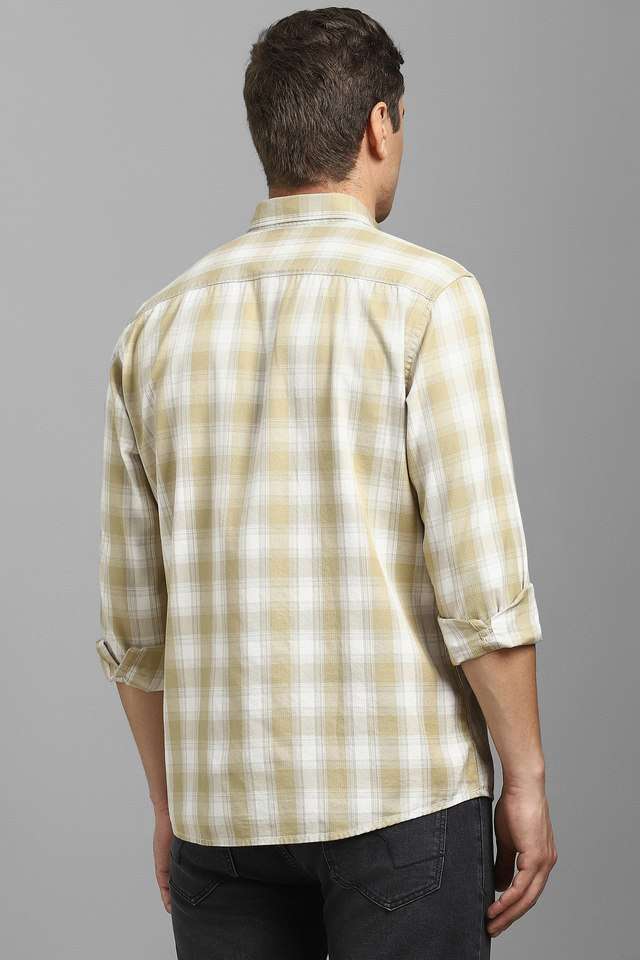 Checks-Cotton-Slim-Fit-Men-s-Casual-Wear-Shirt