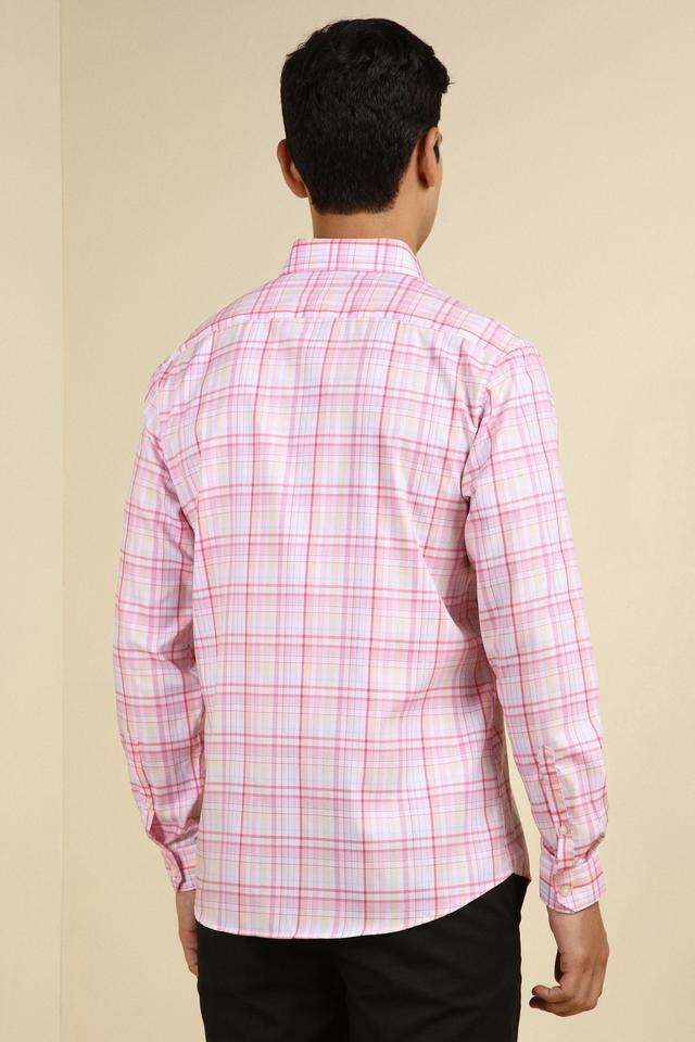 Checks-Cotton-Regular-Fit-Men-s-Formal-Wear-Shirt