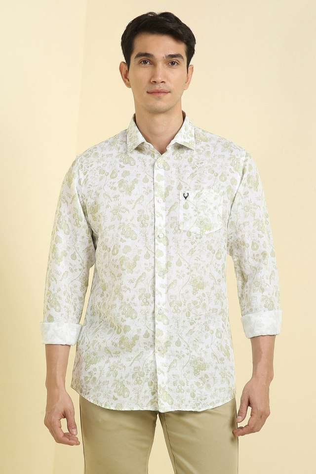 Printed-Blended-Fabric-Regular-Fit-Men-s-Formal-Wear-Shirt