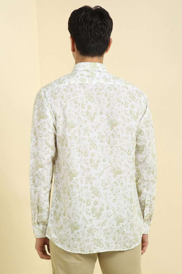 Printed-Blended-Fabric-Regular-Fit-Men-s-Formal-Wear-Shirt