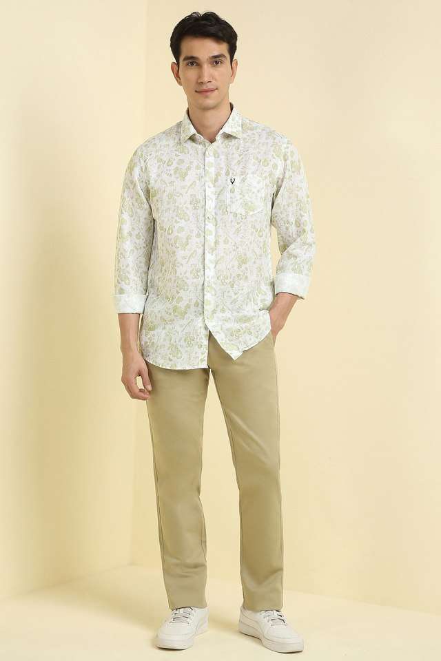Printed-Blended-Fabric-Regular-Fit-Men-s-Formal-Wear-Shirt