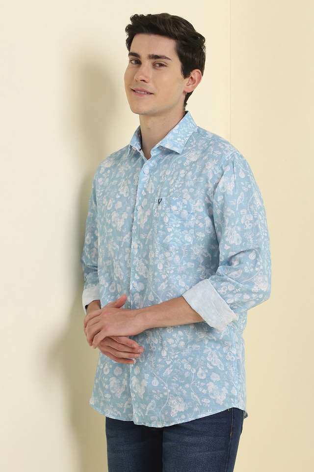 Printed-Blended-Fabric-Regular-Fit-Men-s-Formal-Wear-Shirt