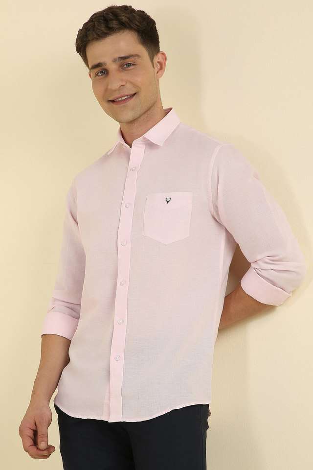 Solid-Blended-Fabric-Regular-Fit-Men-s-Formal-Wear-Shirt