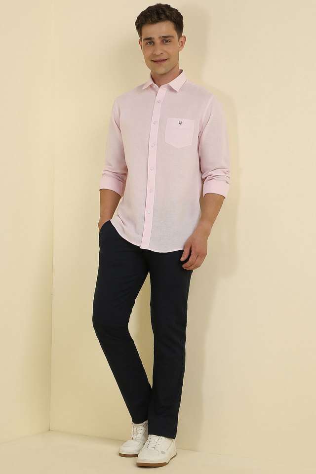 Solid-Blended-Fabric-Regular-Fit-Men-s-Formal-Wear-Shirt